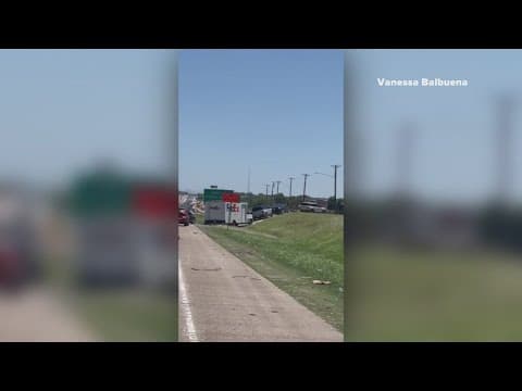 Drivers on I-30 in North Texas make a 'Texit' instead of waiting in traffic