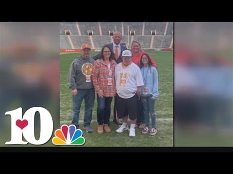 Josh Dobbs surprises Make-A-Wish kid during visit to Neyland Stadium