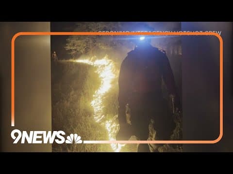 Firefighters using fire to fight fire in Larimer County