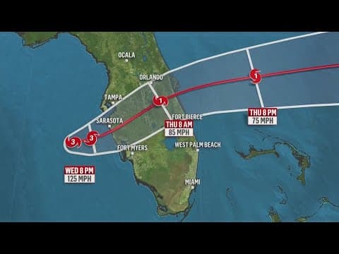 Milton surging toward Florida's Gulf Coast
