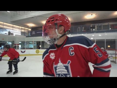 Washington Blind Hockey Club | skaters with no vision or little vision fly on the ice