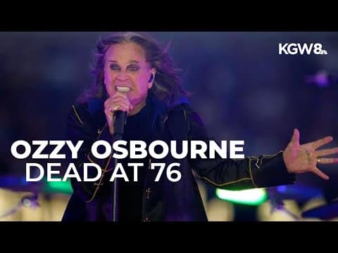 Ozzy Osbourne dies weeks after farewell concert