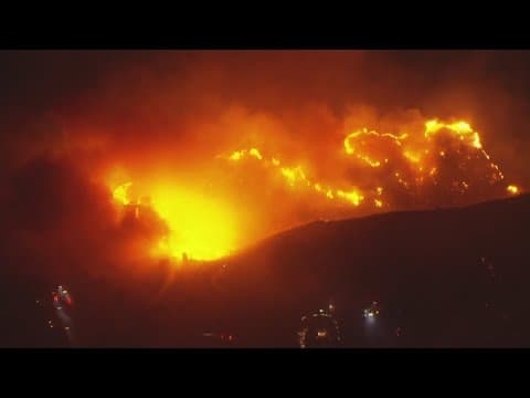 Evacuations ordered over fire near Malibu, California