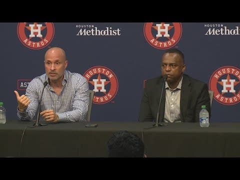 What's next for the Houston Astros after an early postseason departure