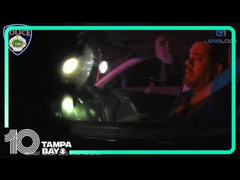 Police officer breaks into car after alleged drunk driver fell asleep at the wheel