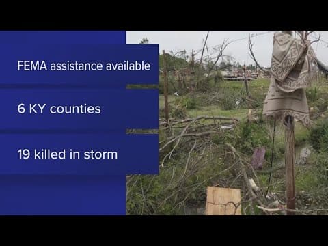 Federal assistance approved for Kentucky following last week's deadly tornadoes