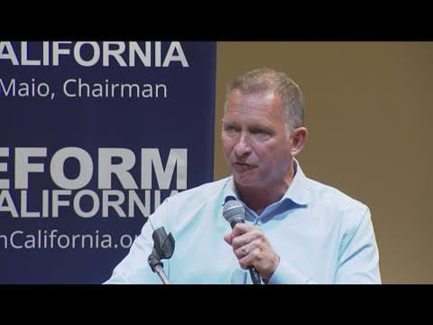 Brian Maryott holds opposing rally to President Biden visit in Oceanside