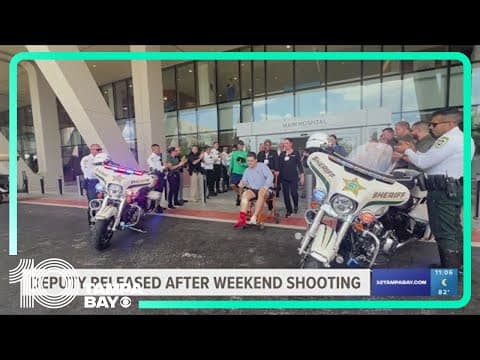 Deputy released from hospital after getting shot in the leg