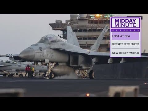 Second Navy fighter jet lost in Red Sea