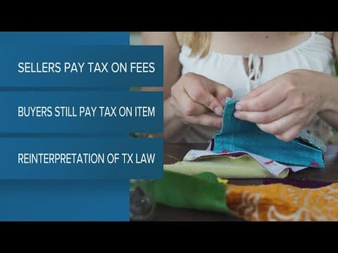 Online resellers in Texas now have to pay a tax on marketplace fees