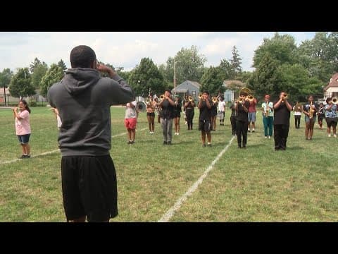 Linden McKinley marching band hoping their village helps get them to competition