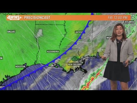 New Orleans Weather: Warming up, chance for rain Friday