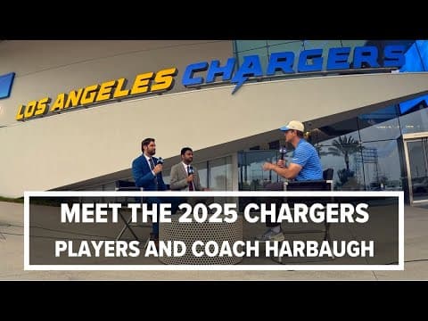 Meet the 2025 LA Chargers | New and returning players, head coach Jim Harbaugh