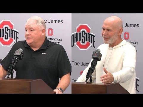 Chip Kelly, Jim Knowles hold press conference ahead of national title game