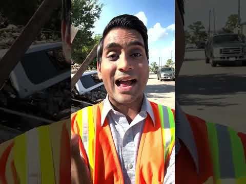 Houston-area residents dealing with massive piles of trash