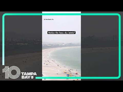 #Florida haze caused by wildfires in Canada #shorts #10tampabay