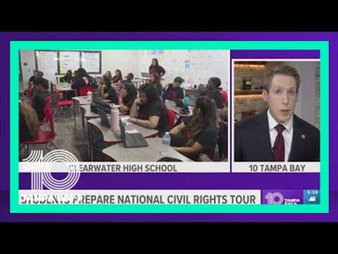 Clearwater high school students prepare for their annual civil rights tour