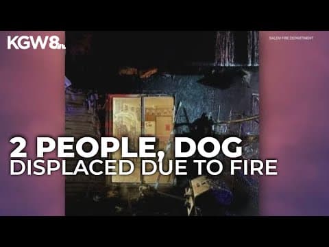 Salem apartment fire displaces 2 people and their dogs, cause under investigation