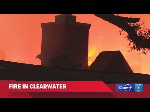 Crews responding to fire at addiction treatment center in Clearwater