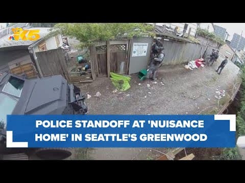 Police standoff heightens concerns over 'nuisance home' in Seattle's Greenwood neighborhood