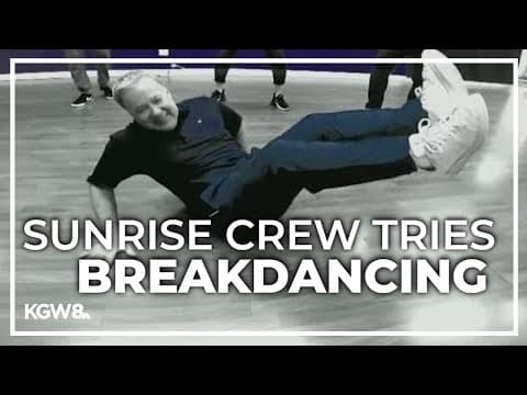 KGW Sunrise crew gets a lesson in breaking