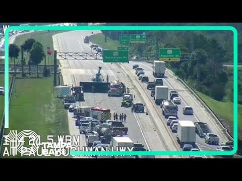 Westbound I-4 blocked in Plant City
