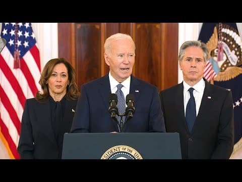 Joe Biden full speech on Israel and Hamas reaching a ceasefire and hostage deal