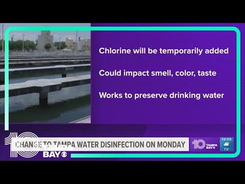 Tampa tap water to taste different in the coming weeks