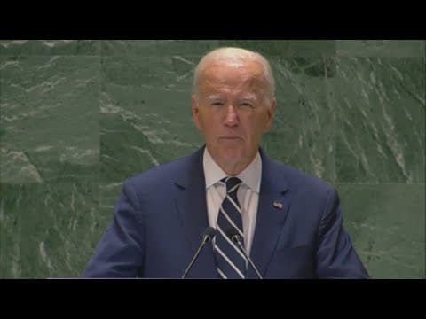 President Joe Biden delivers last UN General Assembly speech
