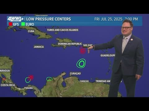 Tropical Weather Impact 10pm Update: Invest 93 dissipates, could return next week with more rain