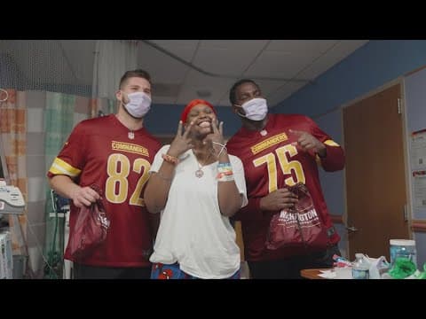 Commanders visits Children's Hospital in DC | The Night Cap