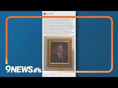 Trump complains about his 'distorted' portrait in Colorado’s Capitol