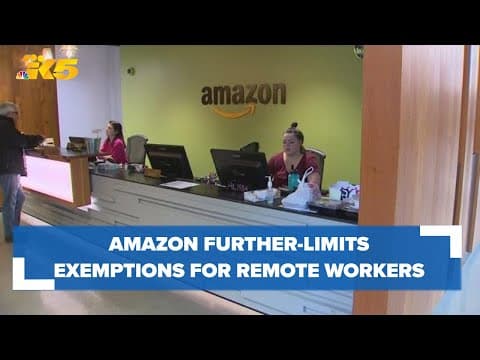 Many of Amazon's remote workers face tough decision after tech giant tightens exemption policy