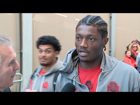 Carnell Tate postgame interview | Ohio State vs. Nebraska