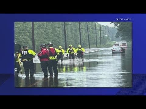 Virginia Task Force One puts water rescue skills to the test in South Carolina