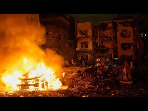 Israel strikes state-run Iranian TV during live broadcast after Iranian missiles kill 8 in Israel