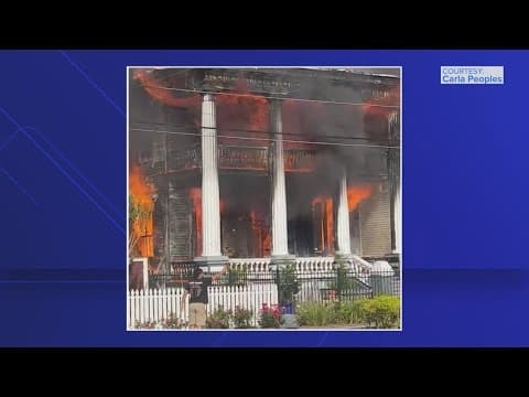 Man dies of injuries after fire at historic Galveston mansion