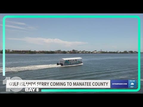 Gulf Islands Ferry aims to provide easier transport to and from mainland to Anna Maria Island