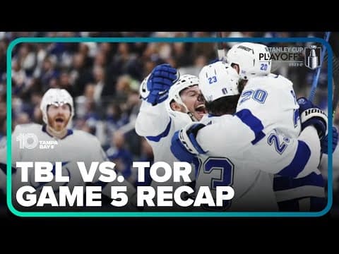 Game 5 Recap: Tampa Bay Lightning keep series alive beating Toronto Maple Leafs 4-2