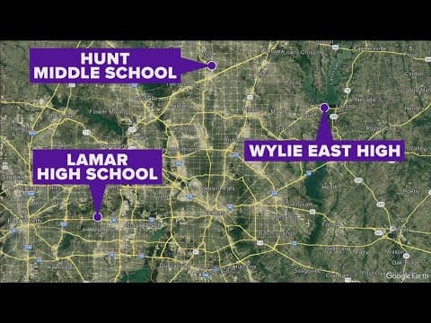 Three North Texas students arrested for making threats towards multiple schools