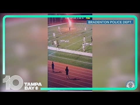 Video: Teen accused of firing flare gun at field during soccer match in Bradenton
