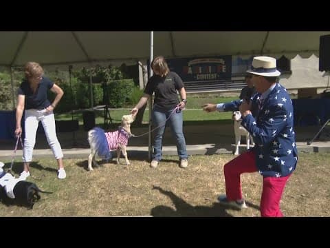 'Dasher' the goat wins 13th Annual Larry Himmel Patriotic Pet contest