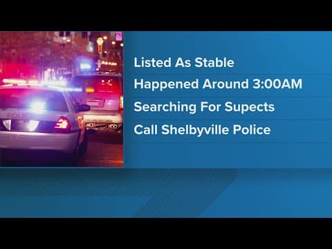 Shelbyville police searching for suspect in shooting that injured a teenager