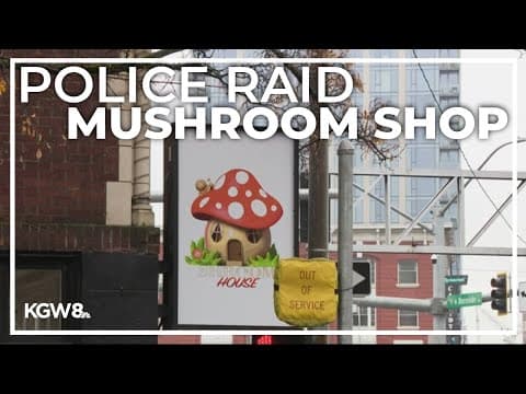 Portland police raid Shroom House, make arrests, seize evidence