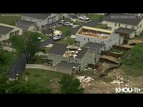 Texas storms: Tornadoes and severe weather cause damage across the northern part of the state