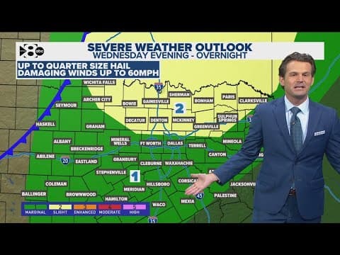 DFW Weather: A cold front is moving into North Texas, here's when we could see storms