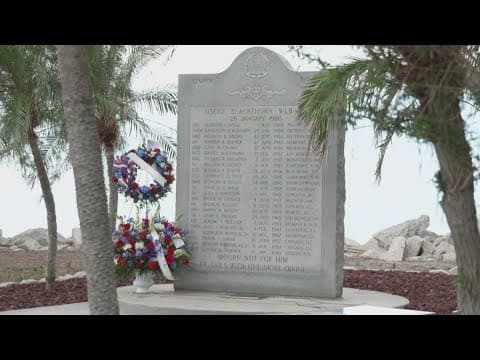 Coast Guard holds memorial to honor fallen crew members of Coast Guard Cutter Blackthorn