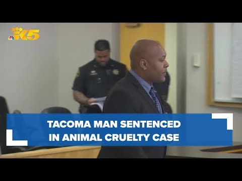Tacoma man sentenced after 107 dogs seized in animal cruelty cases