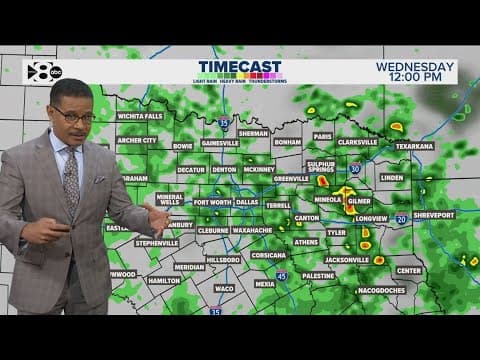 DFW Weather: Heavy rain triggers a WFAA Weather Alert Day