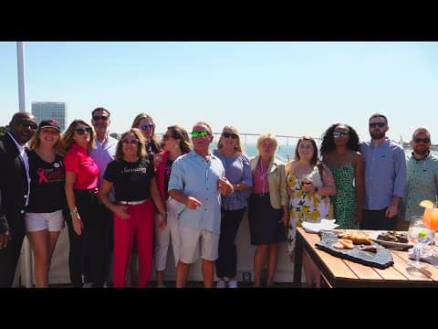 Breast cancer survivors and supporters with Susan G. Komen kick off awareness month